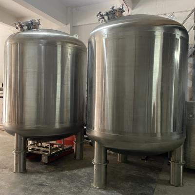móvel de aço inoxidável do tanque de armazenamento 316L tanque de armazenamento de aço inoxidável da água do tanque de água de 5000 litros