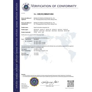Beijing SYS Science & Technology Co., Ltd. Certifications