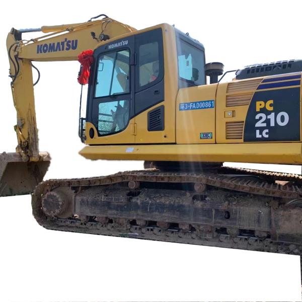Excavadora Komatsu PC200/210/220 de 21 toneladas usadas con excelente rendimiento