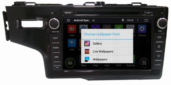 Ouchuangbo Car Stereo DVD radio for Honda Fit 2014 Android 4.4 GPS Sat Nav 3G Wifi Blueto