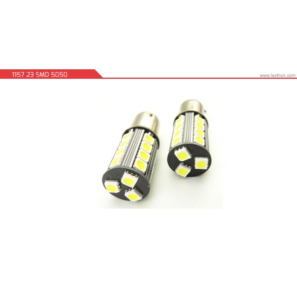 Brake 12v Led Light Bulbs For Cars , Canbus 1157 BAY15D 23SMD Auto Led Bulbs