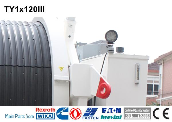 1x120KN Cable Tension Machine Electrical Hydraulic Cable Laying Tensioner
