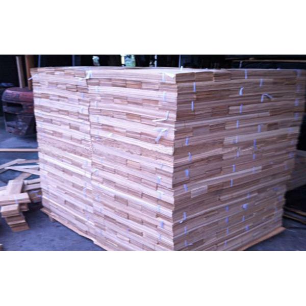 Отрезанная сторона пола листов облицовки красного дуба отрезка, штраф прямо