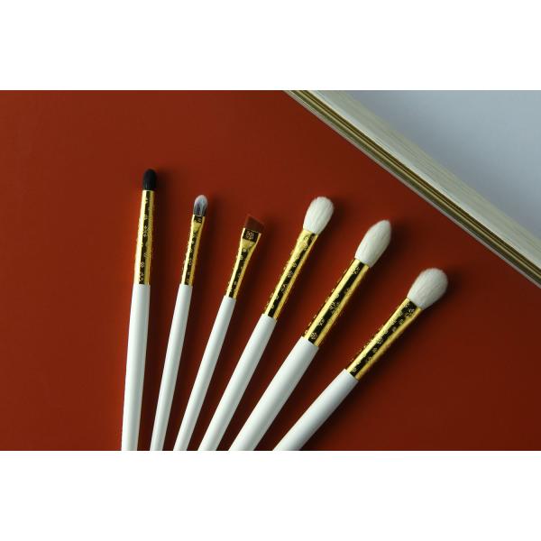 12 Pieces Luxurious Gold Natural Hair Makeup Brushes With Private Label