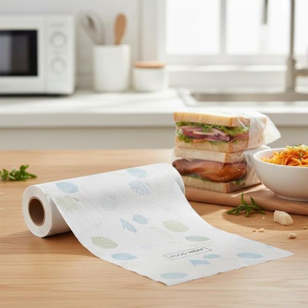 Custom OEM Microwave Safe Food Grade Wrapping Paper for Food Storage and Preservation