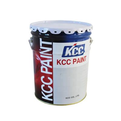Silver Matched Handle Metal Seed Bucket With Customized Logo 3.5 Gallon Steel Pail