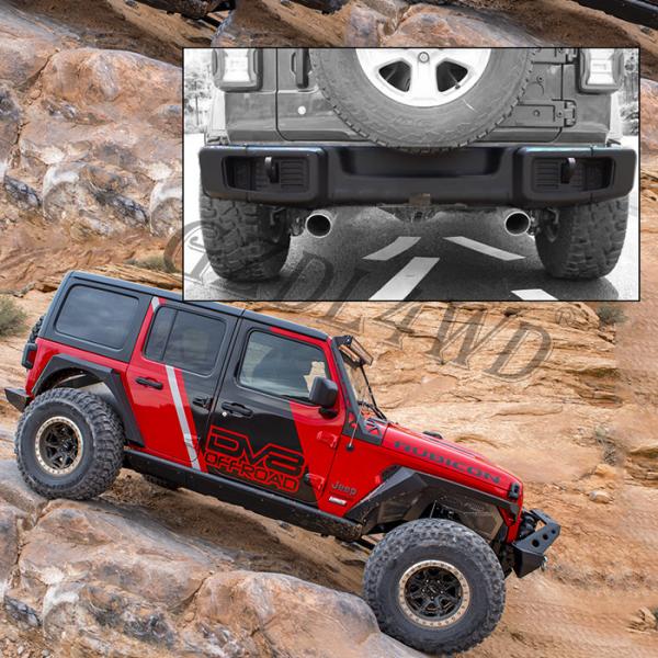 Сталь 4кс4 Оффлоад предохранитель заднего бампера Джл 2018+ Вранлер виллиса частей автомобиля
