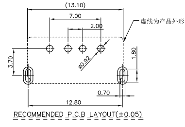 Straight DIP Short Type Usb 2.0 Female Connector L10mm Red Housing