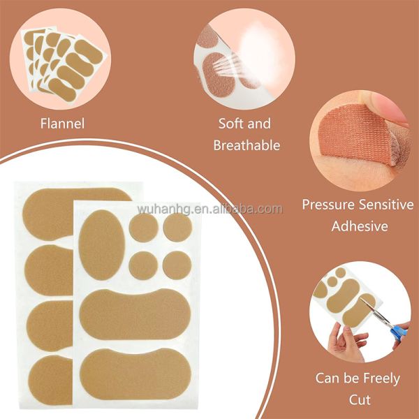 Anti Wear Self Adhesive Heel Protector Tape PE Foam Foot Care Stickers