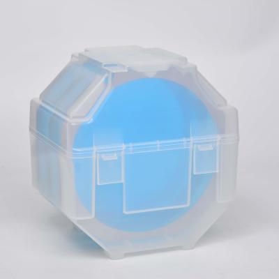 Caixa de transporte transparente da bolacha de 8 polegadas