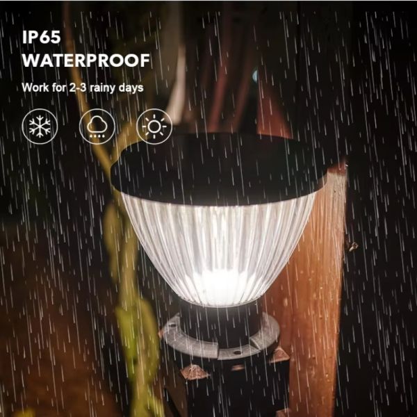 LED Solar Wall Light With Motion Sensor IP65 Waterproof for Outdoor Garden Patio