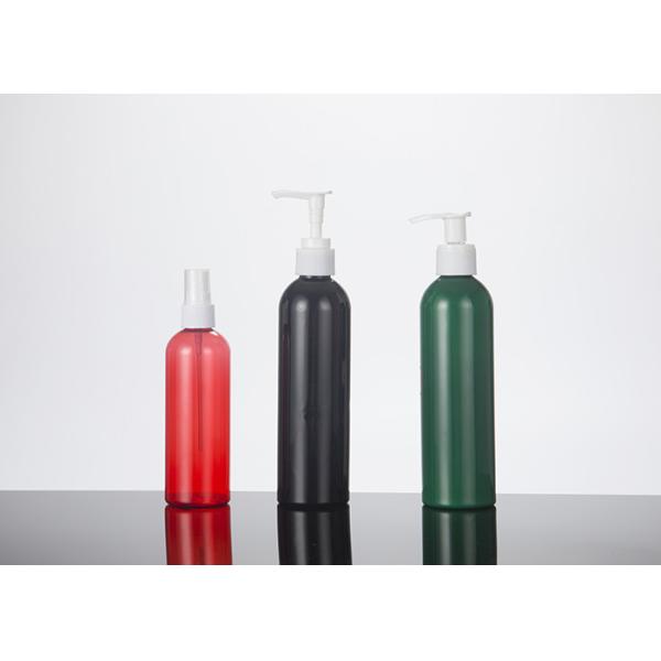 Recyclable Stainless Steel Pumps Plastic Dispenser Bottle Round Shape Design