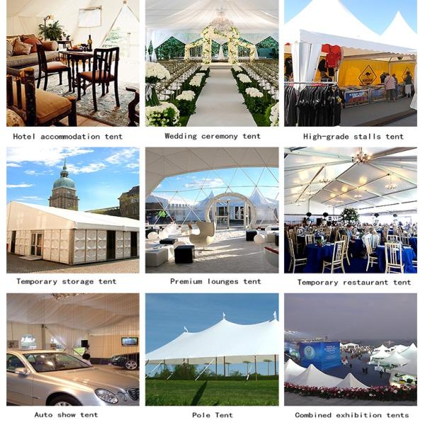 Luxury Resort Vacation Resort Canopy Large Camp Tent Hotel With Lining / Floor