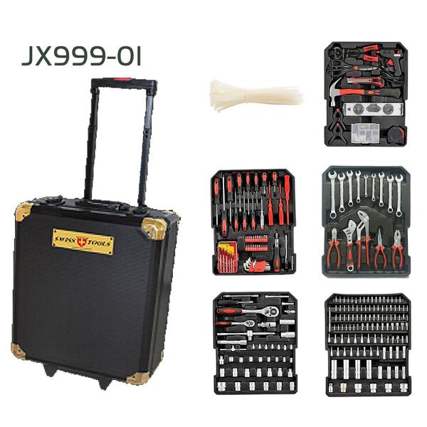 Chrome Vanadium Auto Tools And Equipment 999pcs Hand Tool Kit