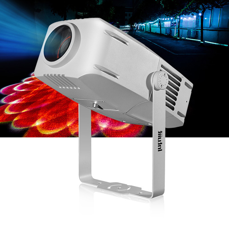 Настроенный логотип Наружные фасадные фонари IP65 водонепроницаемый 200W Led RGBW вращающийся проектор Gobo Gobo Light
