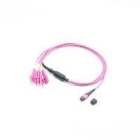 Femelle de Senko MPO de câble de correction de MPO au câble à plusieurs modes de fonctionnement de tronc de câble de correction d'évasion des fibres OM4 du duplex 8 de LC UPC