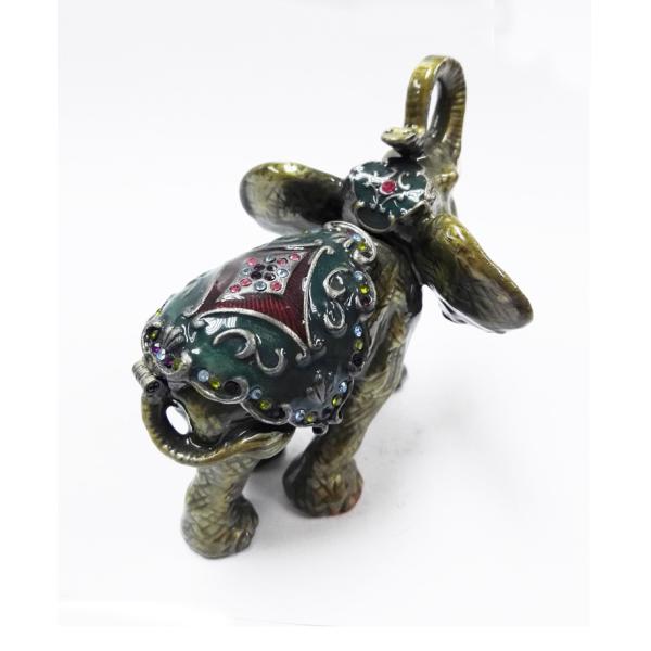 elephant trinket box alloy jewelry box home decoration jewelry box