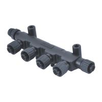 Parafuso de plástico IP67 IP68 NMEA2000 M12 5 pinos conector um código 4 vias macho para fêmeax5
