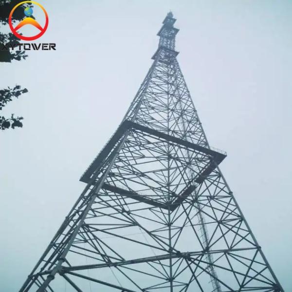 Galvanized Internet Wifi Angel Steel Telecommunication Towers with 4 Legs