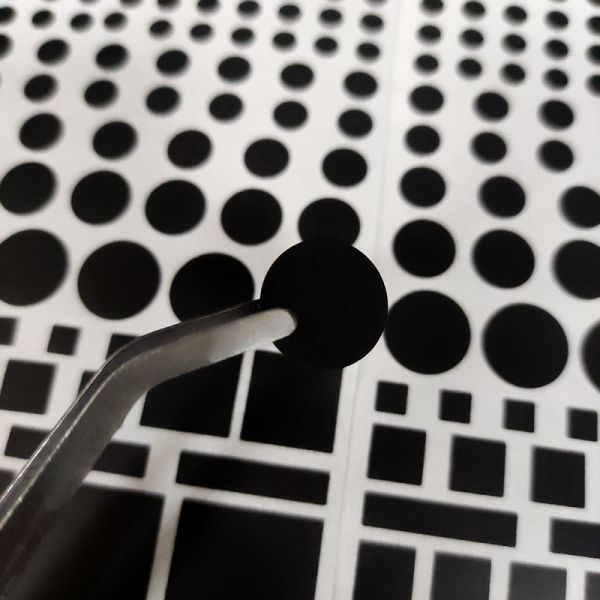 3D Scanner Markers Diffuse Reflection 3D Scanner Dot Positioning Targets Double Sided Silicone Adhesive EVA for Masking Use