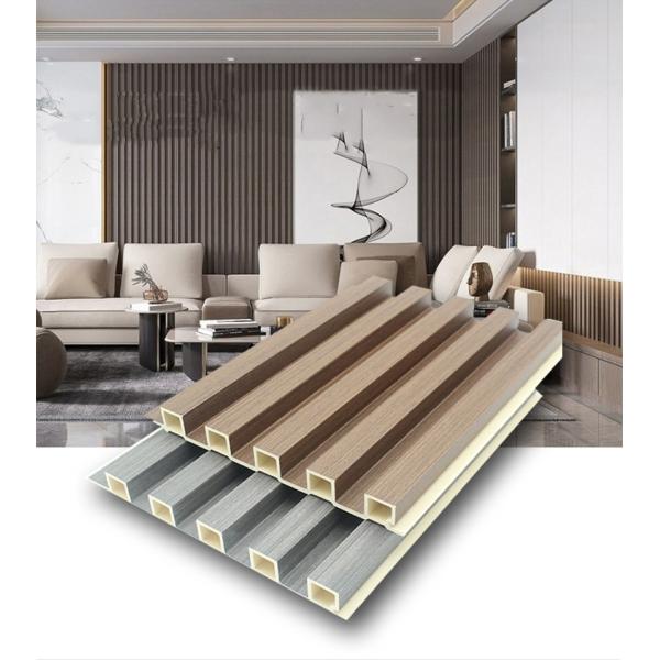 Сопротивление погоды панели стены 195mm Eco дружелюбное 3D внутреннее WPC высокое