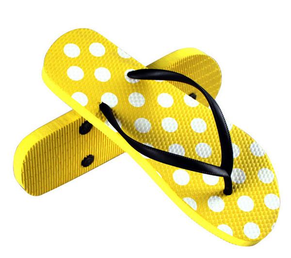 V strap full color printed  Women Flip flops  thongs slipers manufacturers