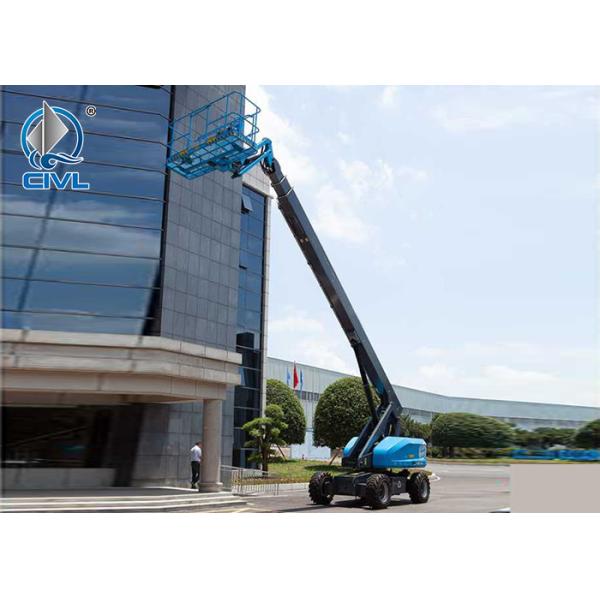 150hp Aerial Work Truck 17m Telescopic Foldable Aero Vehicle Boom Lifter Wheeled Elevator