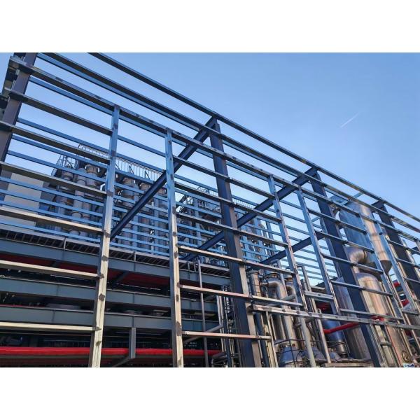 Steel Structure Prefab Metal Warehouse Building Portal Frame Q235B Q355B ASTM A36
