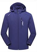 Water Resistant Heavy Down Jacket Men's With Welded Seams Zippers 800 Fill Power