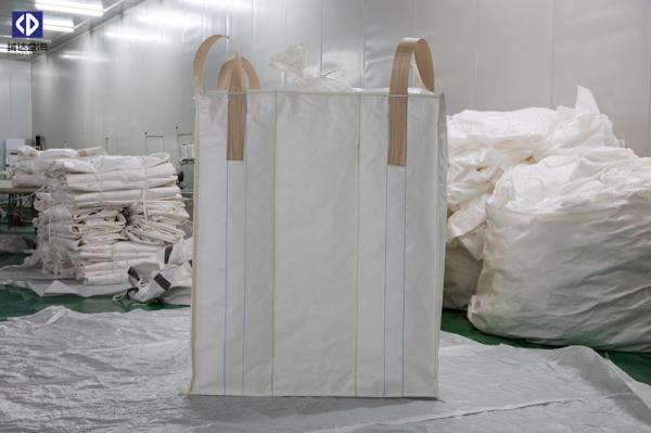 White Color Fibc Big Bag / Pp Container Bag 1000kgs Loading Weight ISO9001
