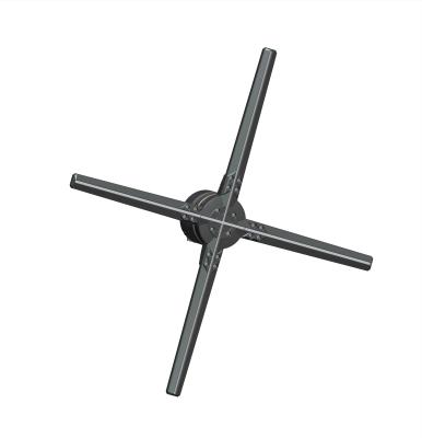 Wiikk 65cm 3D Advertising Fan Mini Hologram Projector By WIFI Content Upload