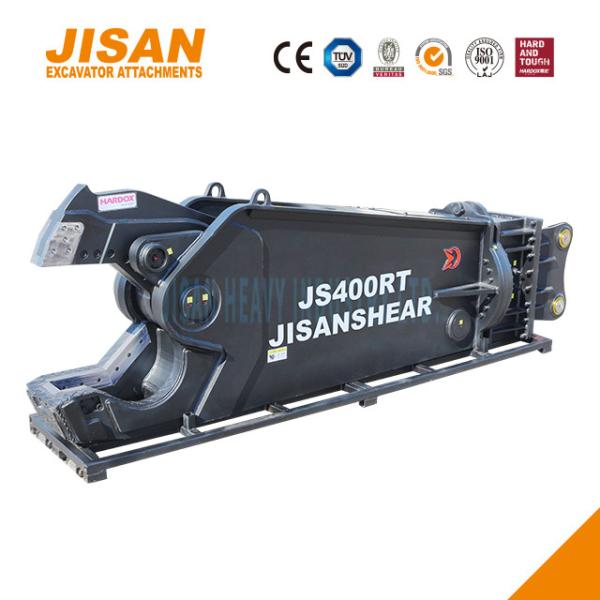 JS400RT ciseaux métalliques pour excavatrice avec 663 mm d'ouverture pour des besoins de coupe polyvalents
