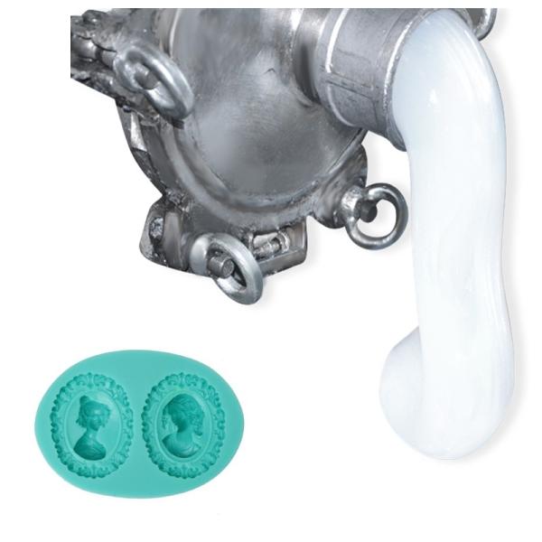 A+B LSR Liquid Silicone Rubber / White Color Condensed Cure Liquid Silicone For Molds