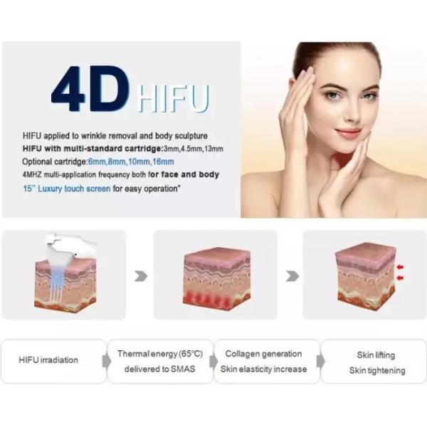 6 In 1 4D Clinic Ultrasound Hifu Beauty Machine