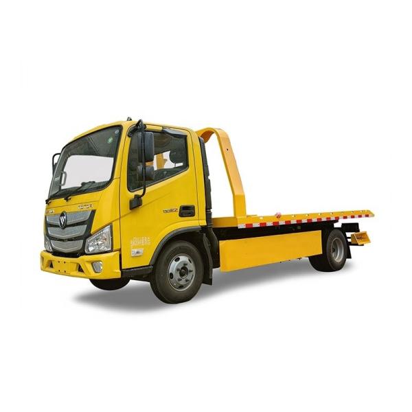 Foton Aumark Road Wrecker Truck 4x2 Flat Bed Recovery Truck Euro Ⅲ Standards