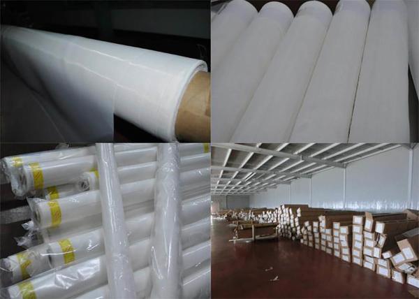 Durable 25 Micron Dpp Plain Weave Silk Mesh For Screen Printing / Textile Printing