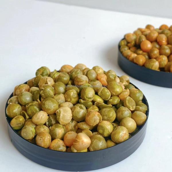 Saveur multi épicée Pea Snacks de vente de pois de casse-croûte d'ail sain frais chaud de wasabi