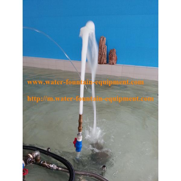 DN15 - DN40 Water Fountain Spray Heads Brass Forthy / Air Mixed