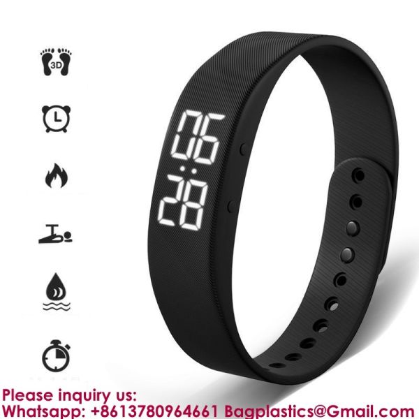 Manufacture Smart Bracelet Fitness Watch Alarm Clock Step Counter Smart Wristband Sport Sleep Monitor Smartband Vibrating Alarm Wristband Electric Clock Watch Shock Silent Sleeps Wrist Sleep Bracelet