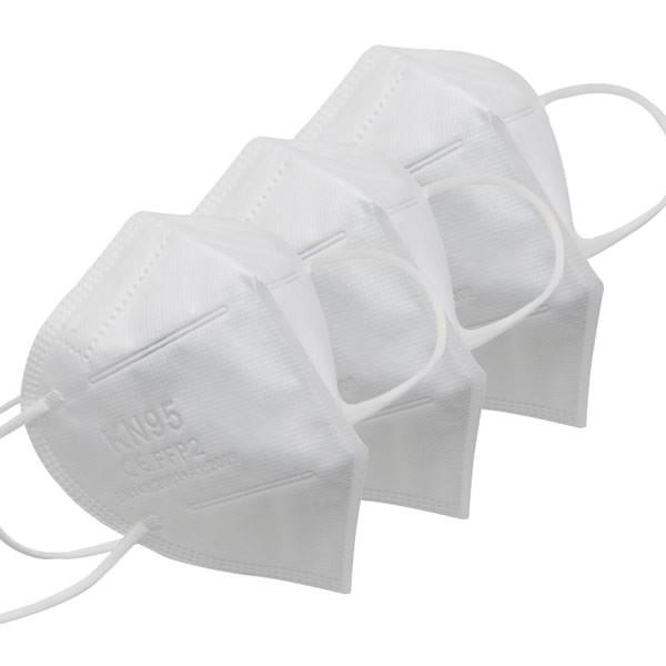Personal Protective Disposable Breathing Mask Non Woven Fabric Respirators FFP2 / KN95