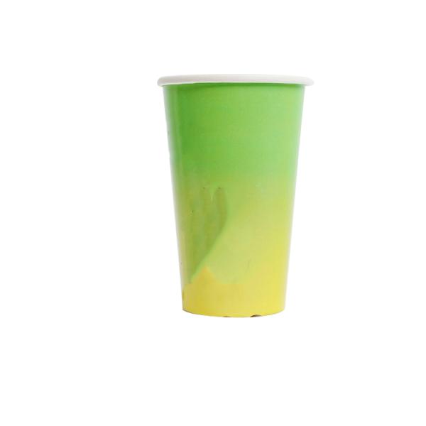 Coupe à double papier peint biodégradable jetable personnalisée pour tasses à café