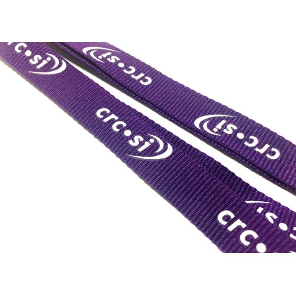 Safety Break Flat Polyester Lanyard With Metal Hook Accessories Size 900*20mm