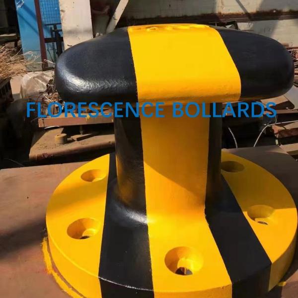 Cast Iron Marine Mooring Bollard Tee Head Type ISO Standard