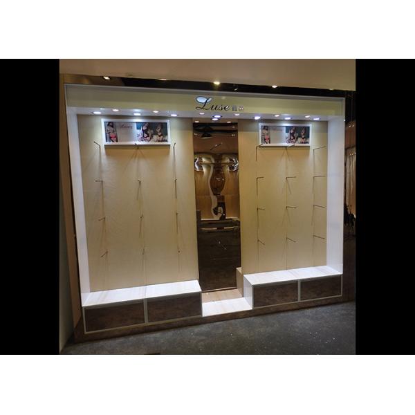 Fashionable Retail Clothing Racks Customized Color For Women Underwear Shop