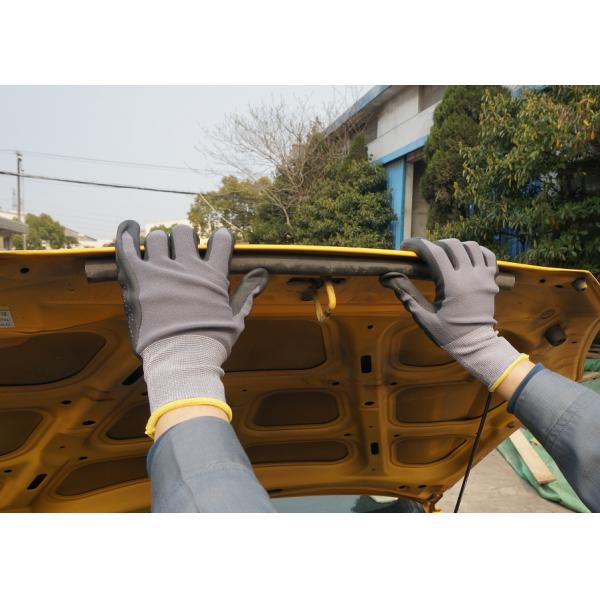 Building Materials And Automotive 15 Gauge Foam Palm Coating Hand Safety Gloves