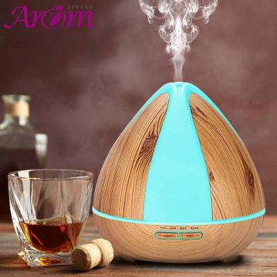 difusor de madeira ultrassônico da aromaterapia da grão 300ml para a casa, escritório, Spa&More