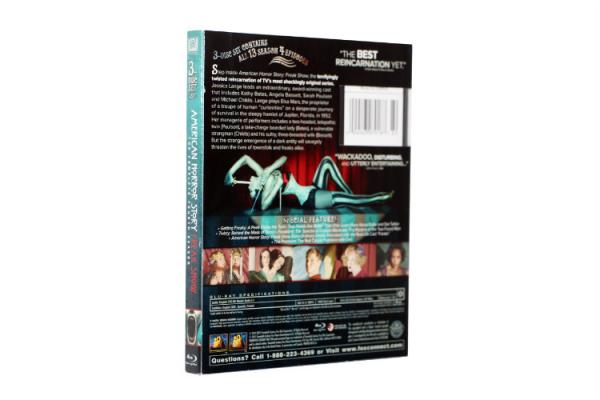 Free DHL Shipping@New Release Blu-Ray DVD Movie American Horror Story Freak Show Season 4