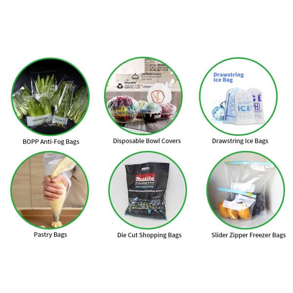 Custom Logo Printed 25 Micron Anti-Fog Shrink Film For Packing Machine