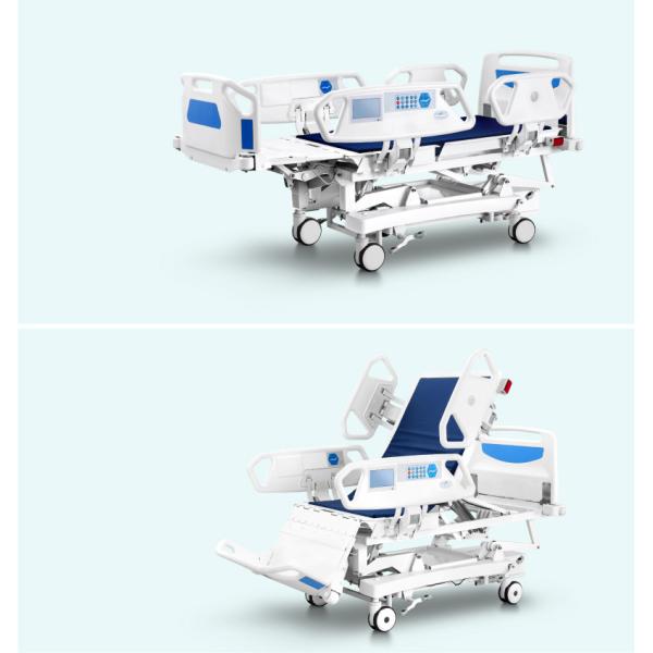 Уход кровати Homecare больницы H500 черни 41in белый Semi складывая электрический основной