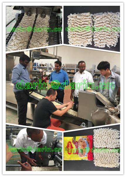 DRC-55 / 65 Fried instant noodle production process line with small floor space